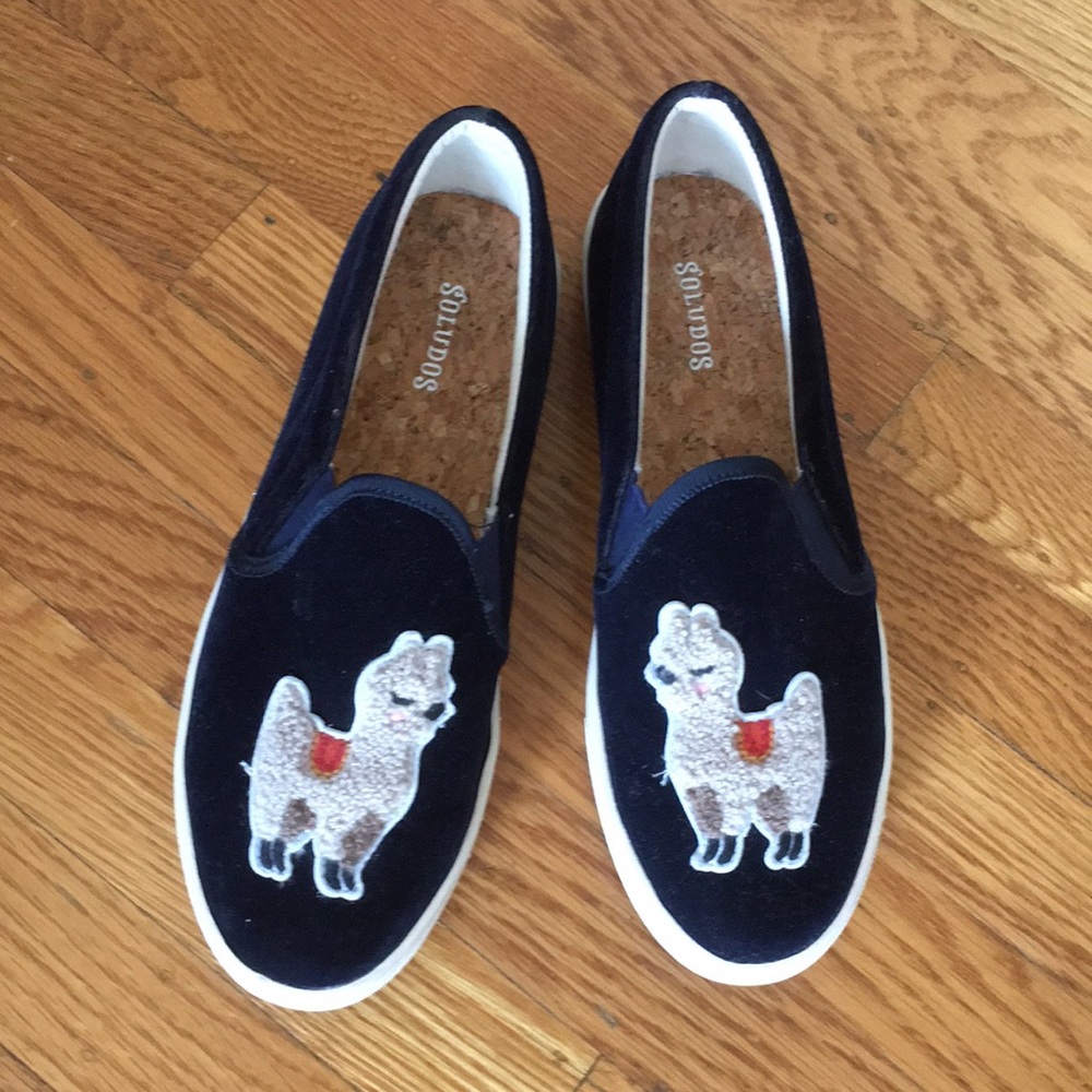Soludos Llama Slip-ons